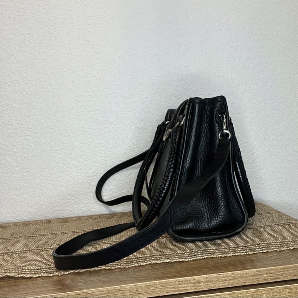 ✨ Classic Vintage Brighton Leather Handbag ✨ - Picture 6 of 12